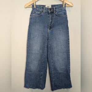 BDG WOMEN'S Size 24 Cropped High And Wide Blue Denim Jeans